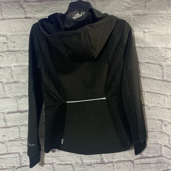 NWT Avalanche Women’s Lined Hooded Black Soft Shell Jacket Size S Fits Like XS - Picture 9 of 15